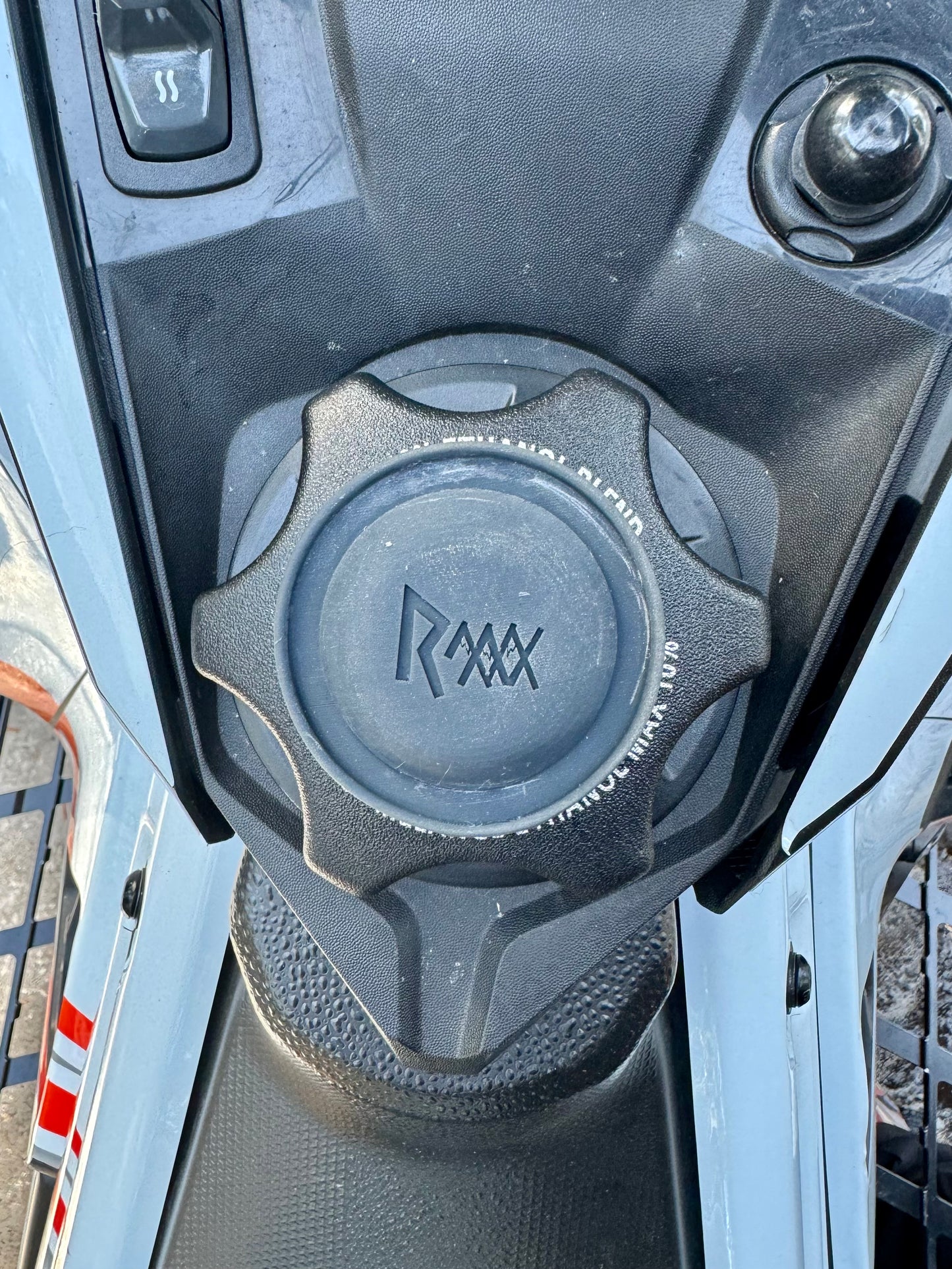 Snowmobile beverage holder