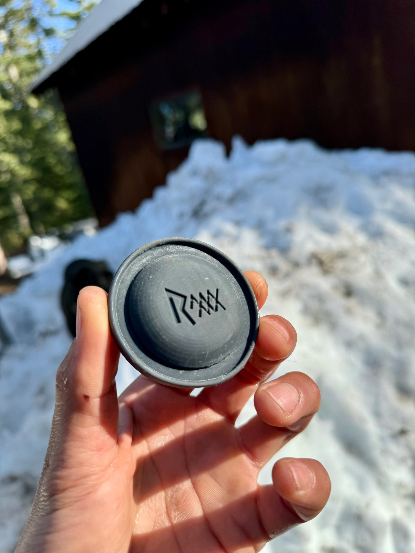 Snowmobile beverage holder