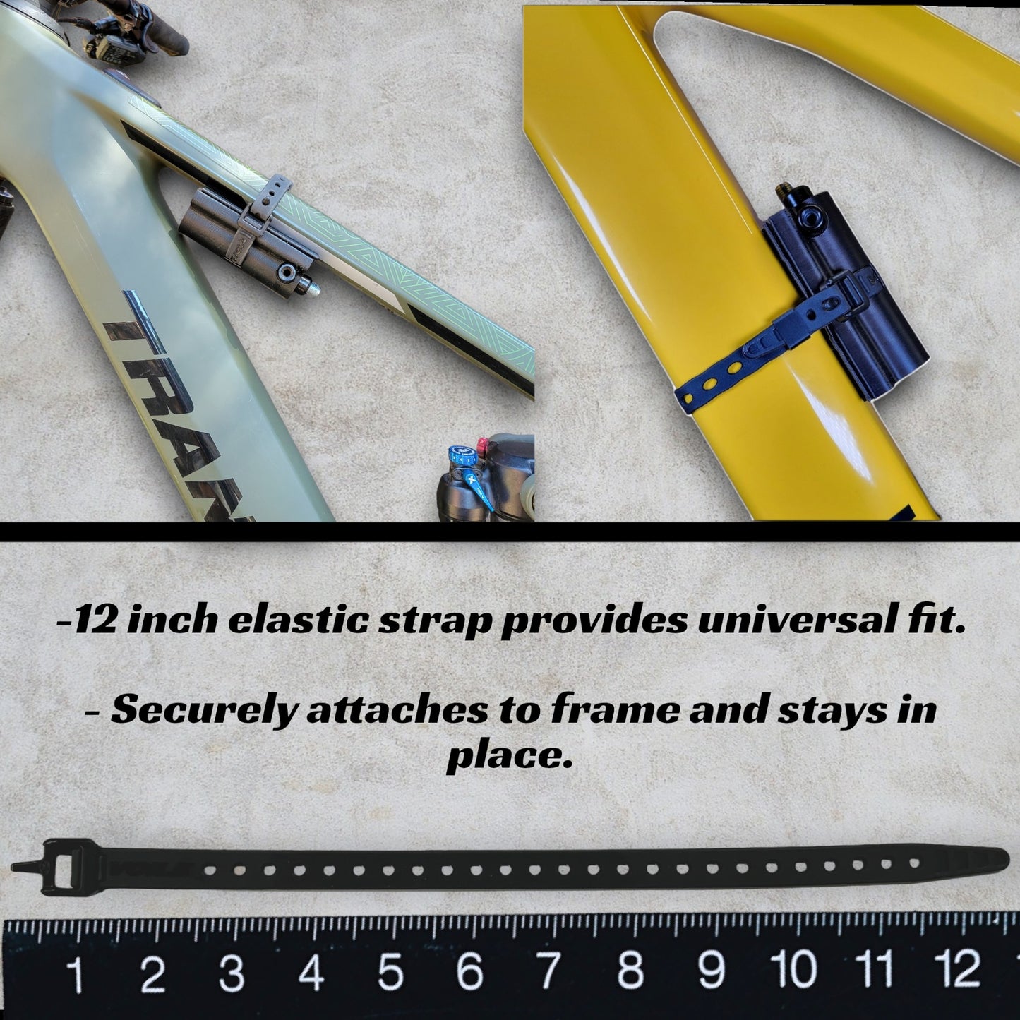 SLAPPACK - 12 in 1 Universal Bike Tool Kit, Universal Frame and Saddle Bag for Bicycles.